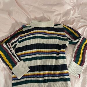 Vintage Tommy Hilfiger Striped Turtleneck Sweater